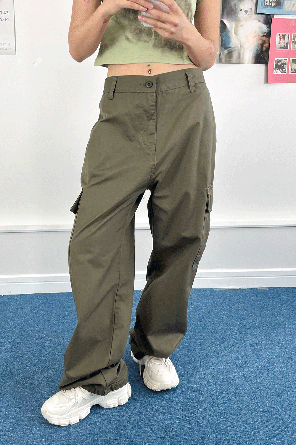 oversized cargo pants (3colors)