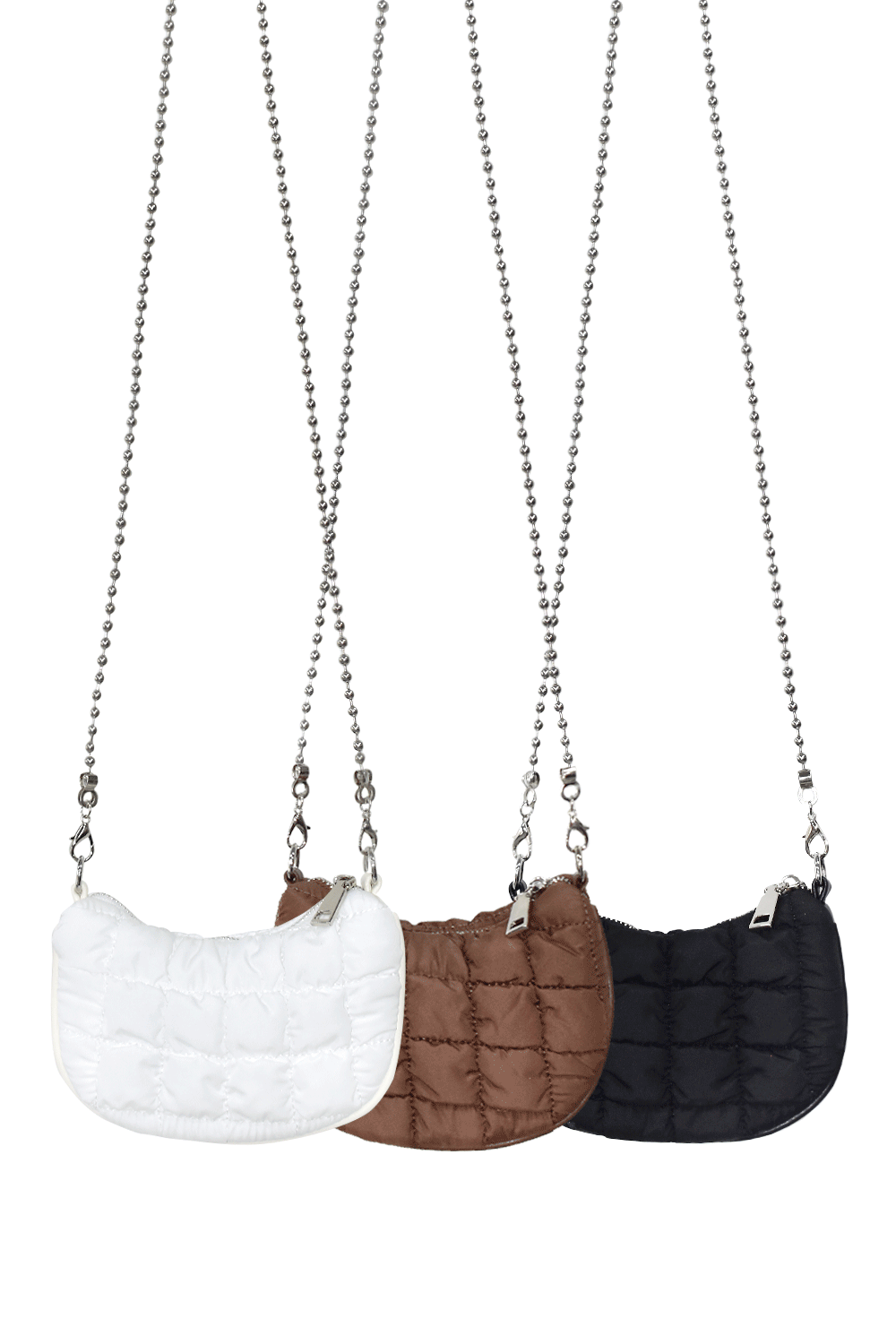 mini padding chain bag (3colors)