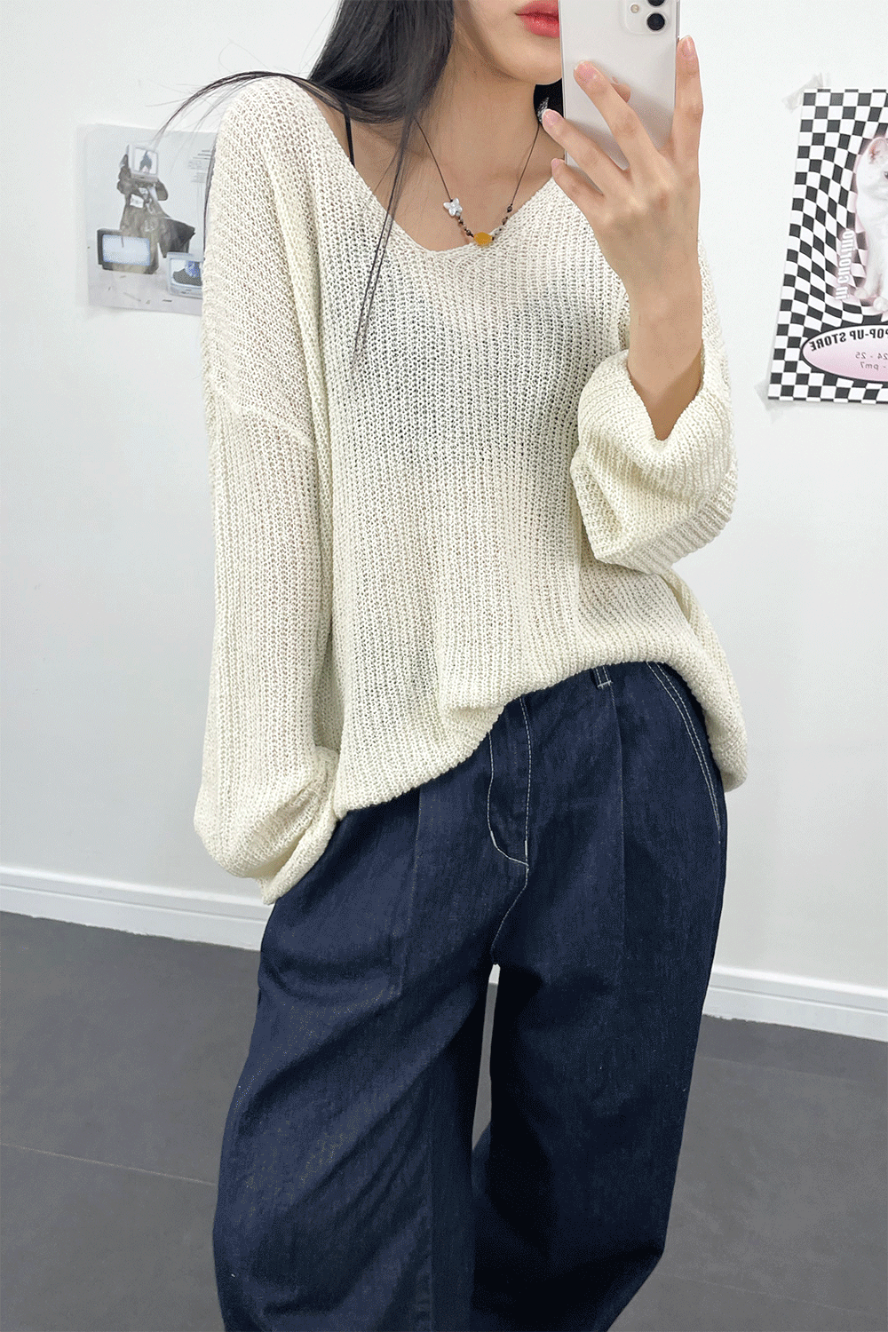 chewing loose knit (4colors)