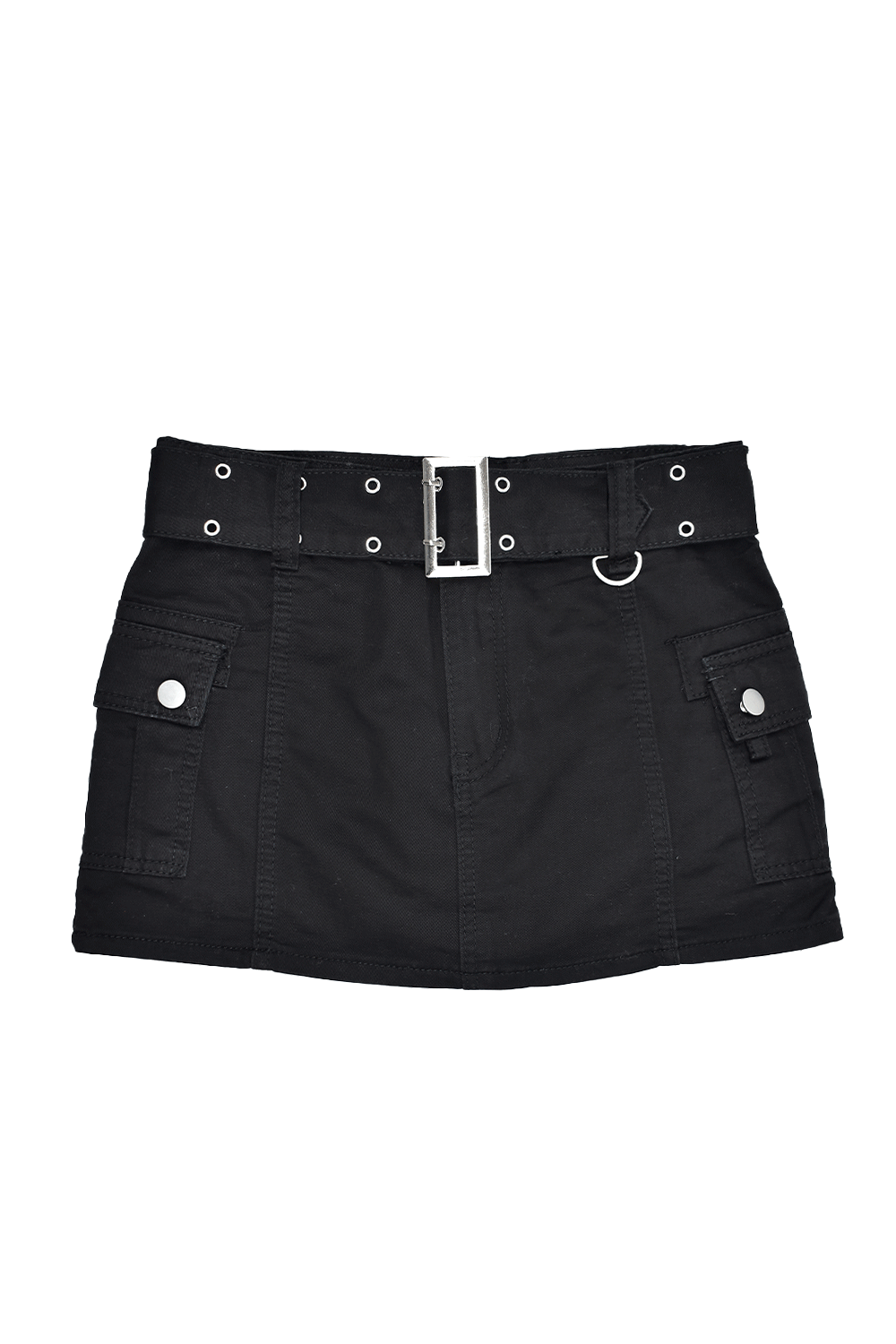 mold belt mini skirts (black)