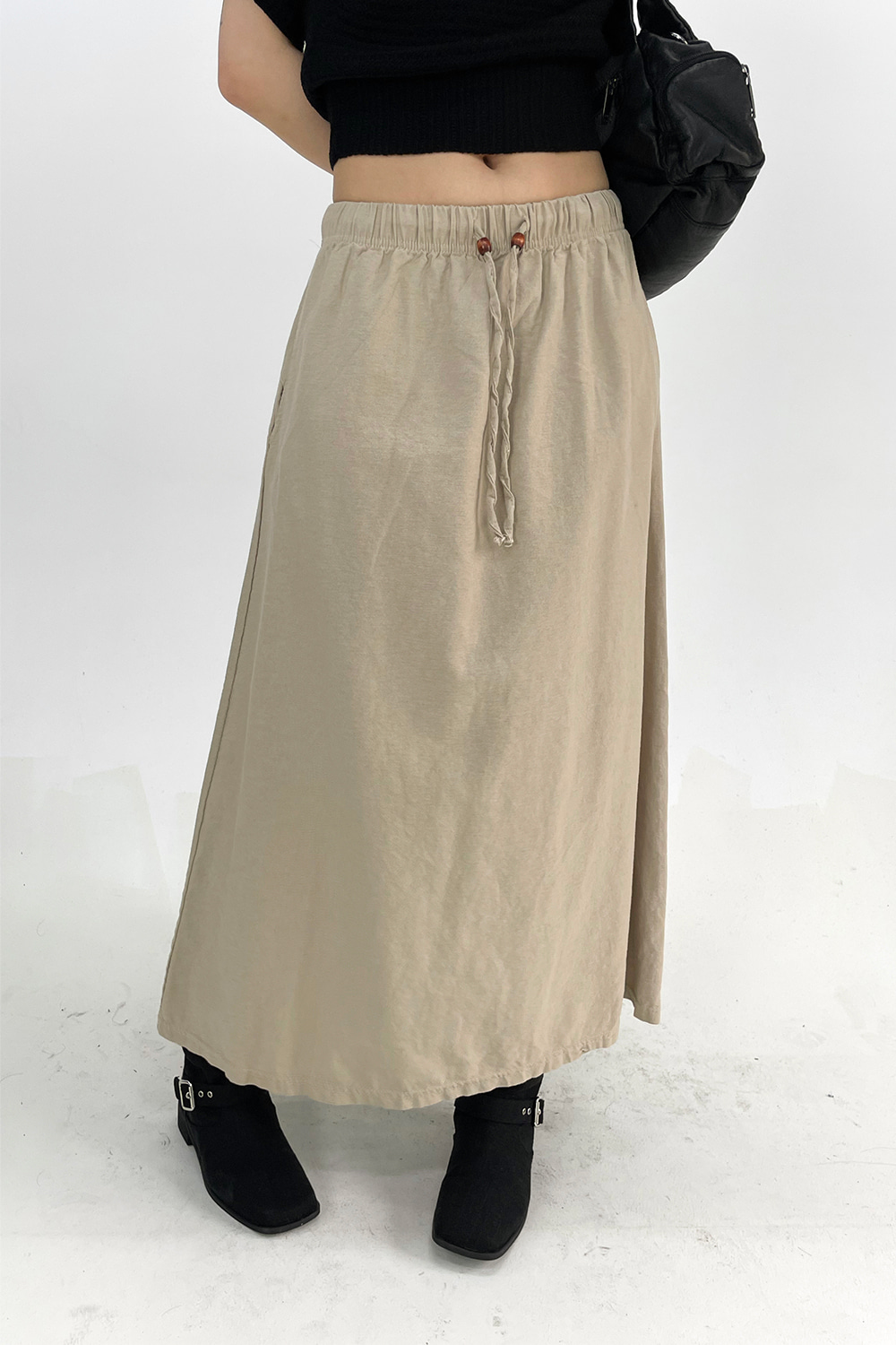 linen free skirts (4colors)