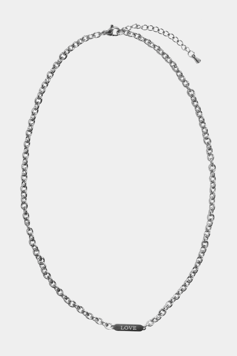 love mini chain necklace