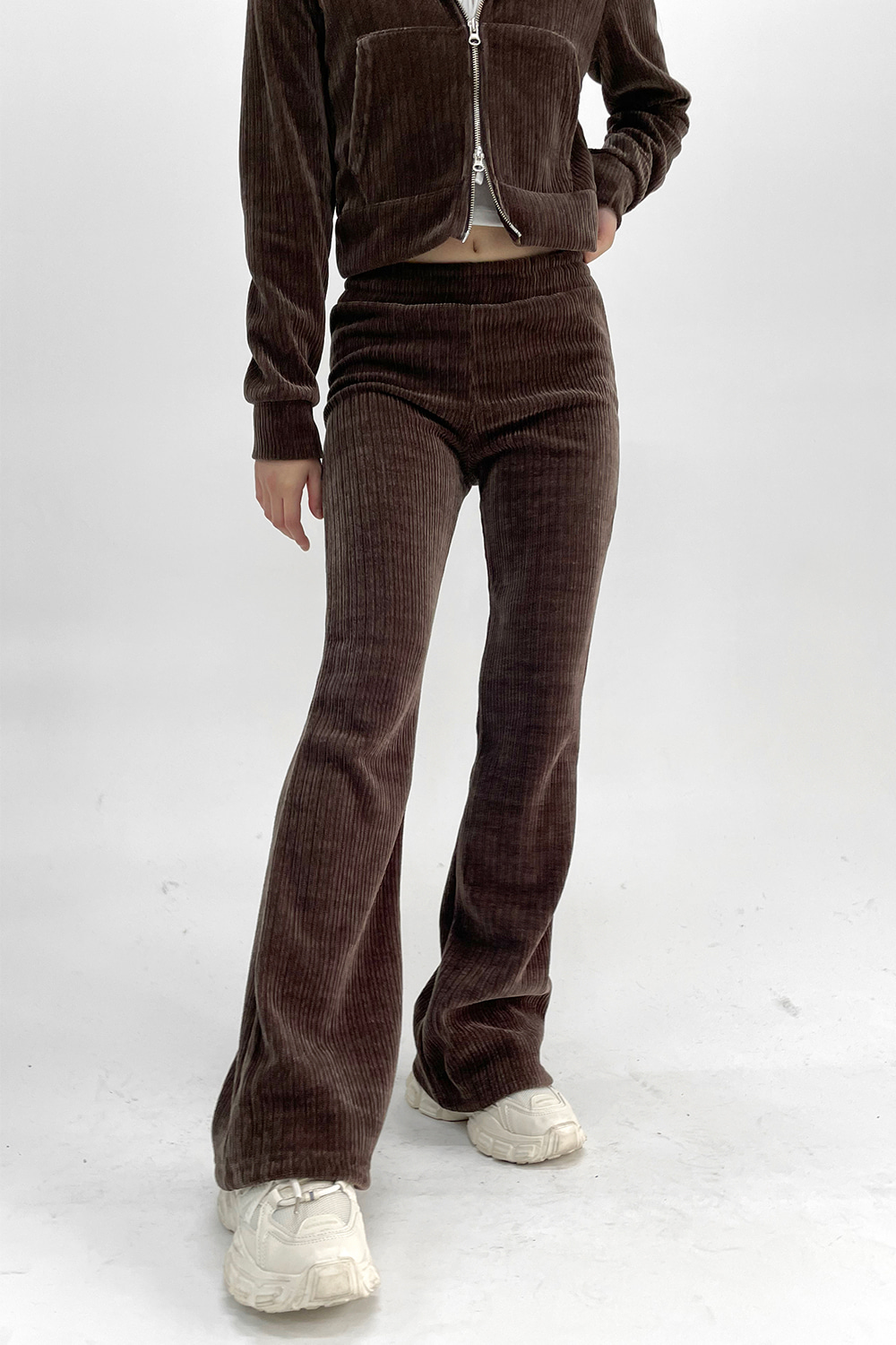 western corduroy bootscut pants (2colors)