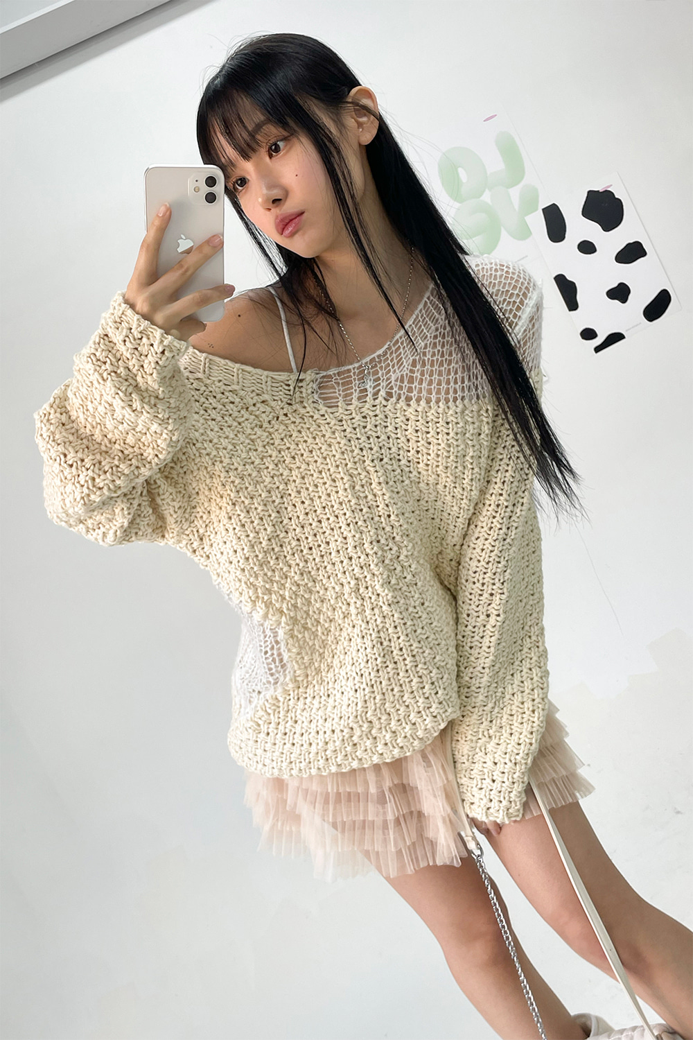 butter mix loose knit