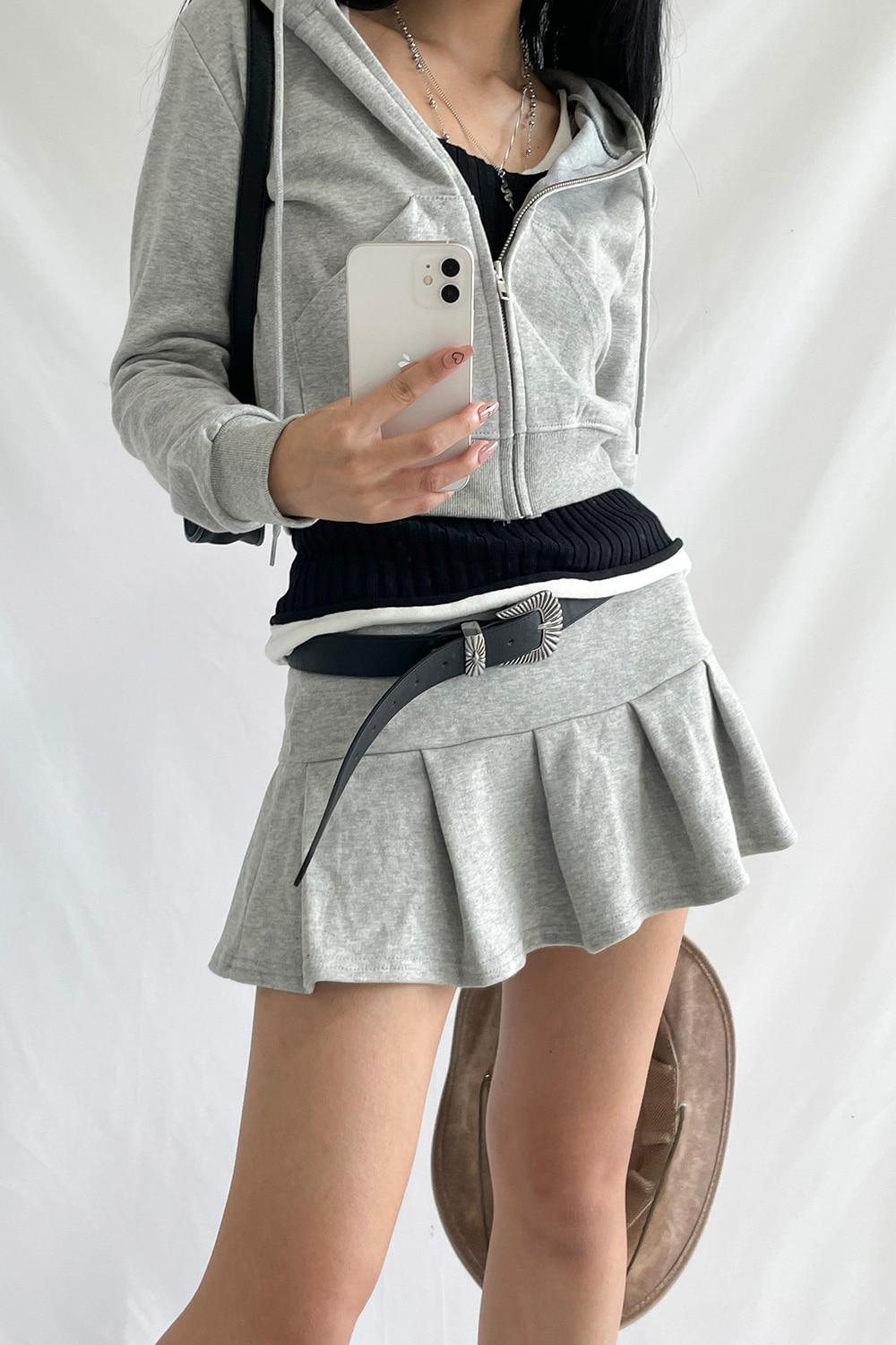 level mini skirts (4colors)