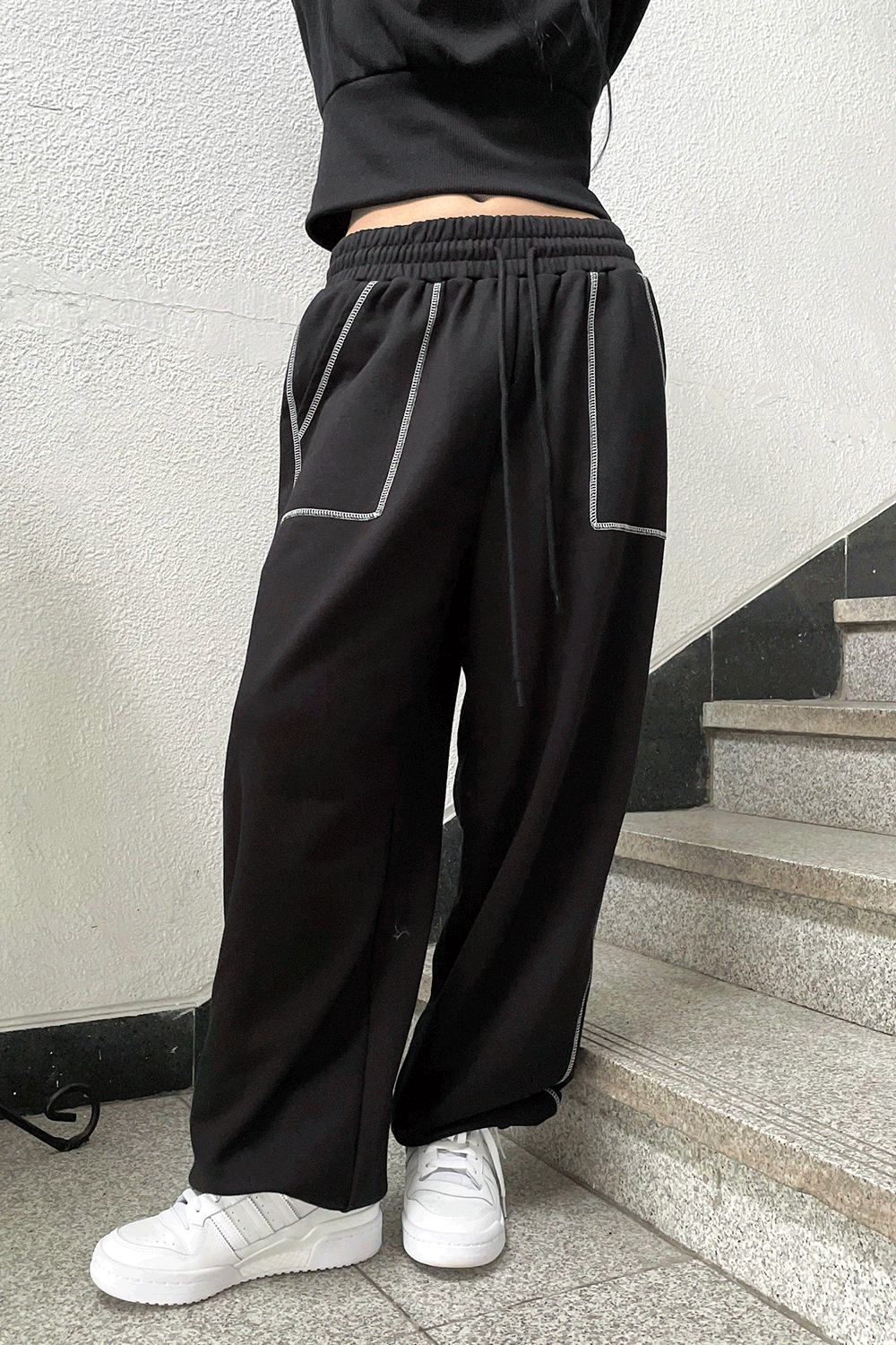 stitch jogger pants (3colors)