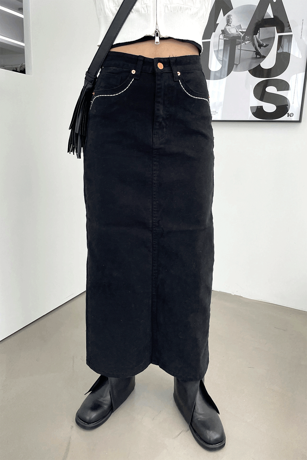 stitch soft long skirts