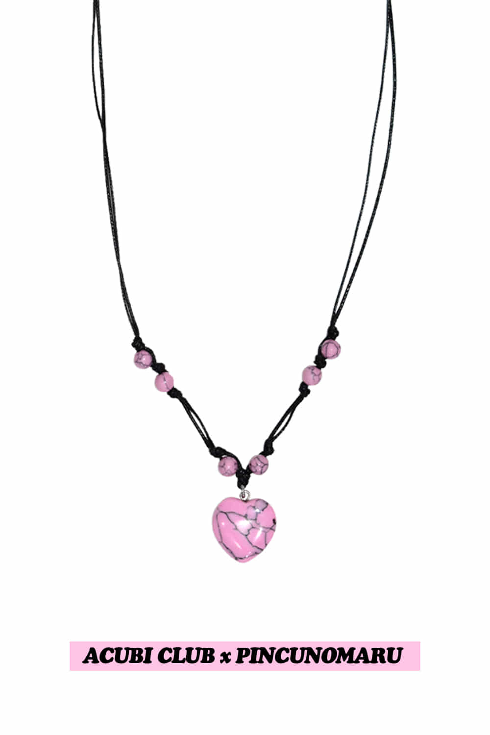 [ACUBI CLUB X PINCUNOMARU] crack heart necklace