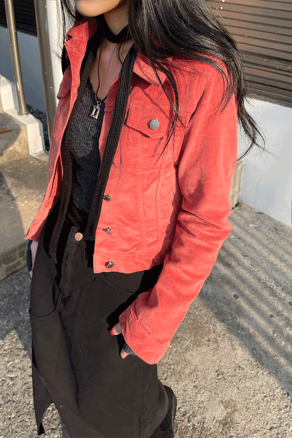 fit corduroy jacket (3colors)